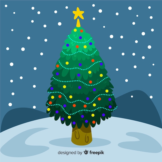 Vector gratuito Árbol de navidad