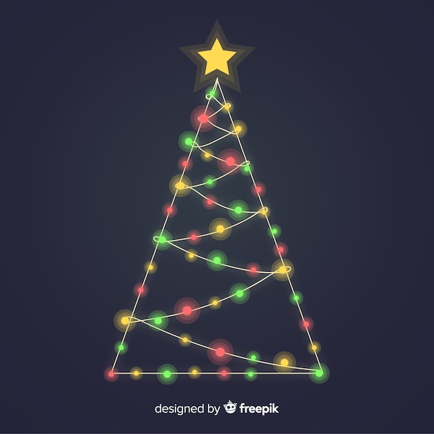 Vector gratuito Árbol de navidad