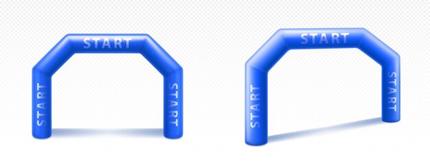 Arco inflable para publicidad, carreras y eventos.