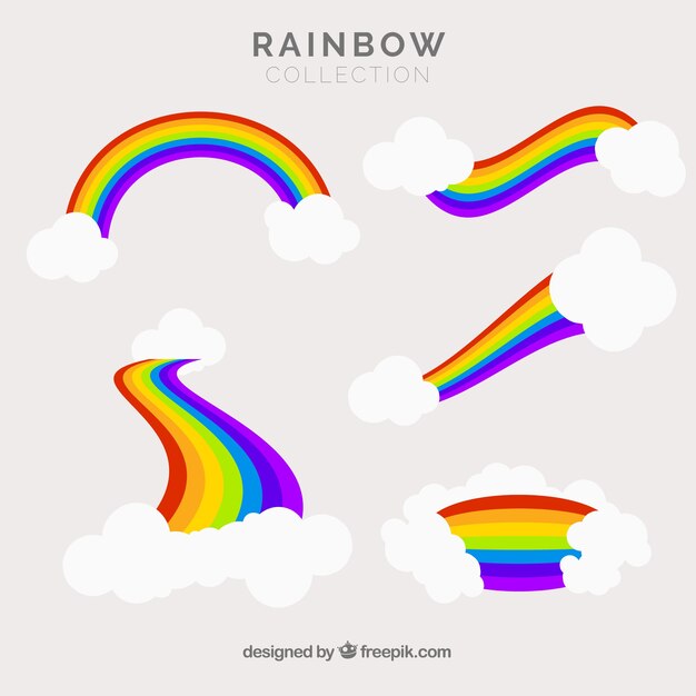 El arco iris de colores