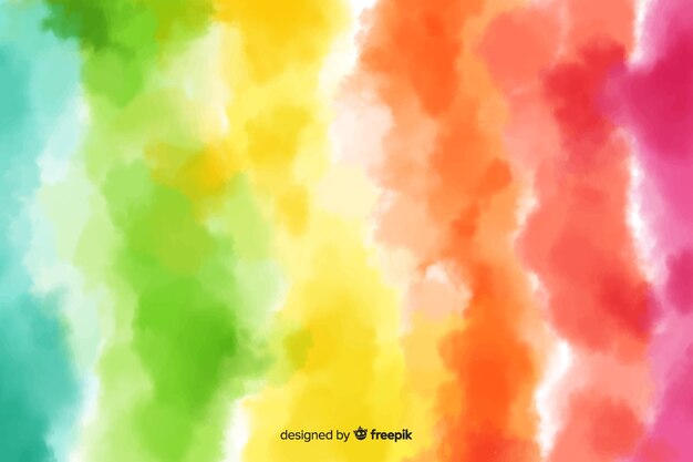 Arco iris de fondo en estilo tie-dye
