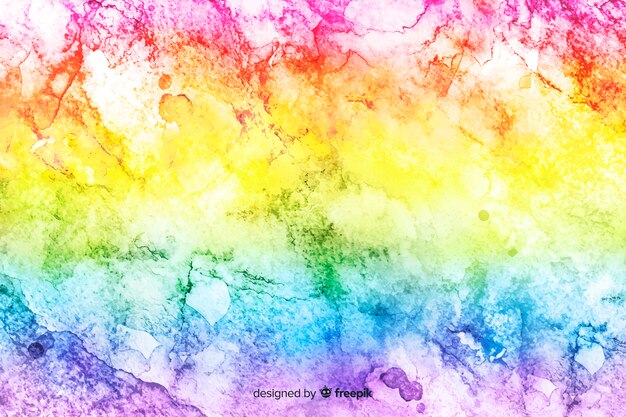 Arco iris en el fondo de estilo tie-dye