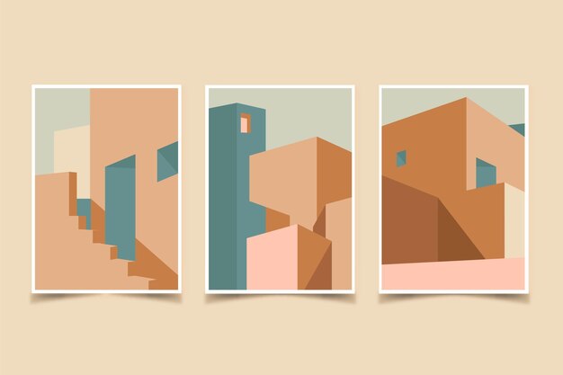 Arquitectura cubre plantilla mínima