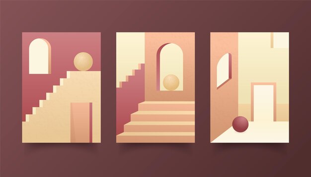 Arquitectura minimalista cubre diseño