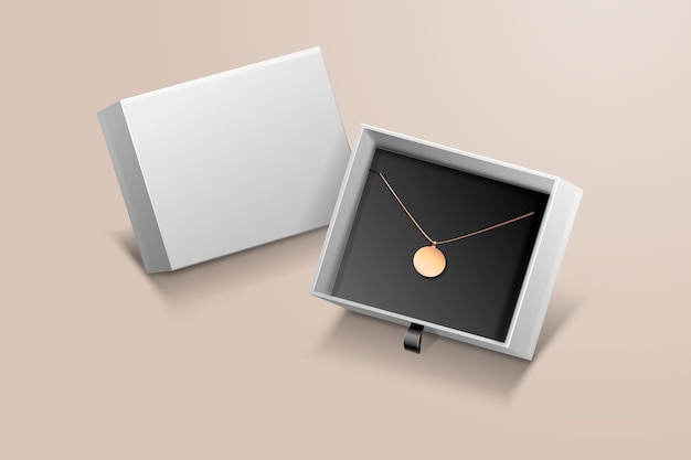 Arreglo realista de joyas en 3d