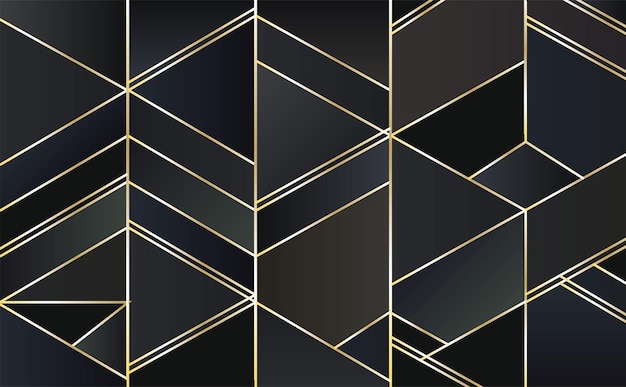 Artdeco patrón de fondo dorado.