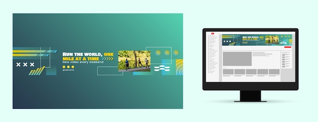 Arte del canal de YouTube del club de carreras
