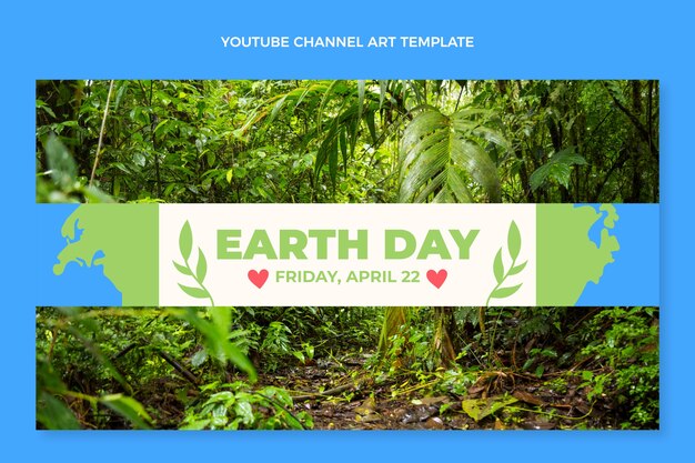Arte del canal de youtube del día de la tierra plana