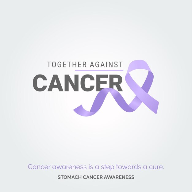 Arte por una causa Carteles de concientización sobre el cáncer de estómago