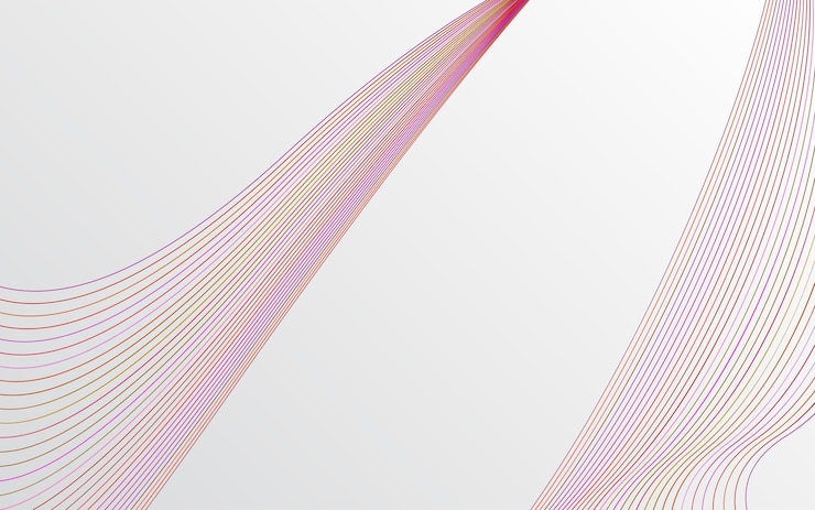Vector gratuito arte de línea creativa ilustración vectorial eps 10 elementos de diseño creados con la herramienta mezclar