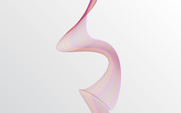 Arte de línea creativa Ilustración vectorial EPS 10 Elementos de diseño creados con la herramienta Mezclar