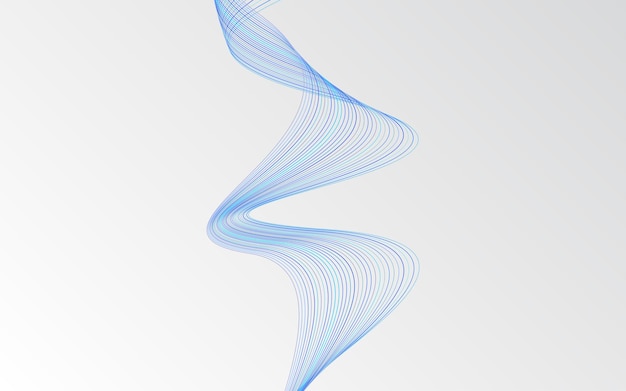 Arte de línea creativa Ilustración vectorial EPS 10 Elementos de diseño creados con la herramienta Mezclar
