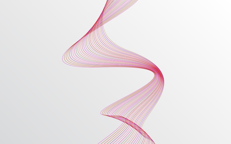 Vector gratuito arte de línea creativa ilustración vectorial eps 10 elementos de diseño creados con la herramienta mezclar