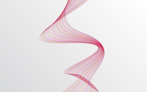 Arte de línea creativa Ilustración vectorial EPS 10 Elementos de diseño creados con la herramienta Mezclar