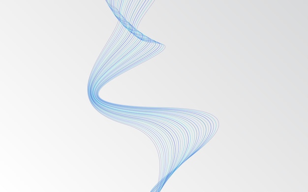 Arte de línea creativa Ilustración vectorial EPS 10 Elementos de diseño creados con la herramienta Mezclar
