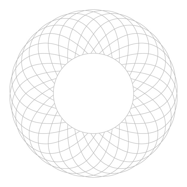 arte de línea forma de diamante diseño de patrón de simetría