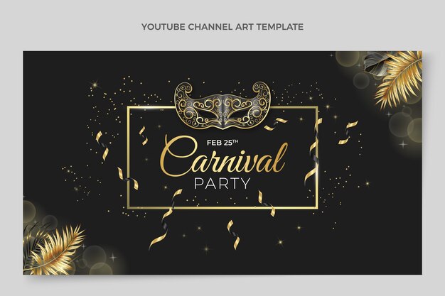 Arte realista del canal de youtube de carnaval.