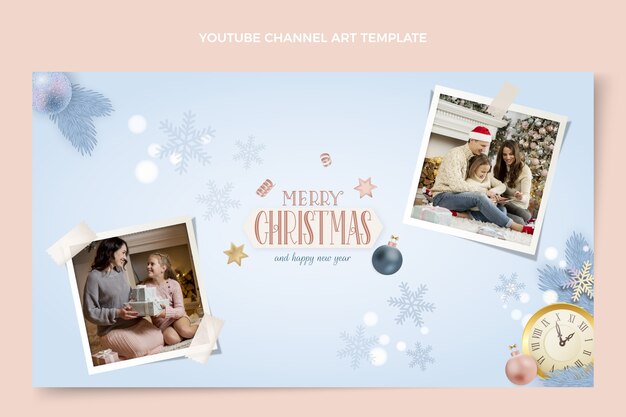 Arte realista del canal de youtube navideño