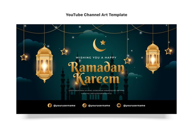 Arte realista del canal de youtube de ramadán