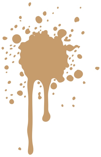 Arte vectorial de manchas de café abstracto