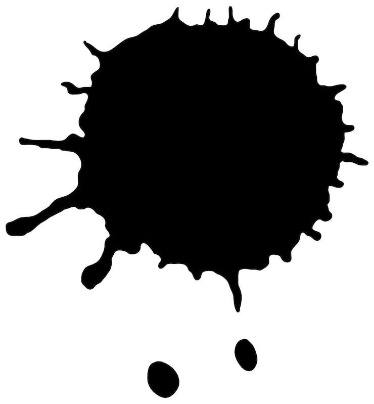 Vector gratuito arte vectorial de salpicaduras de tinta abstractas