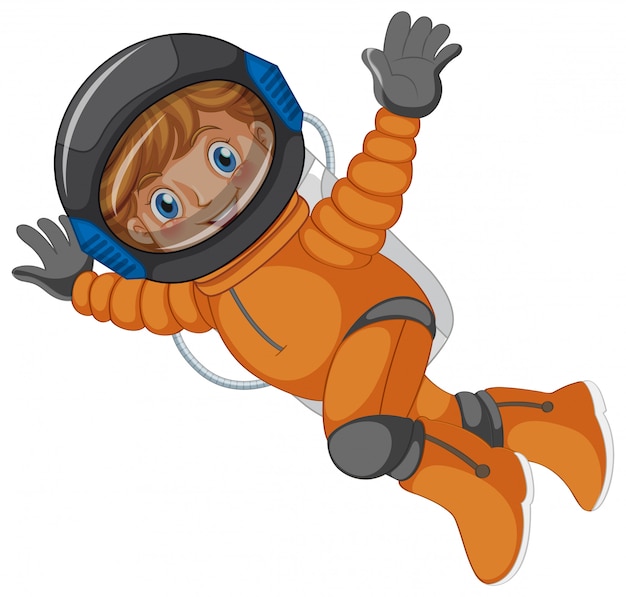 Vector gratuito un astronauta