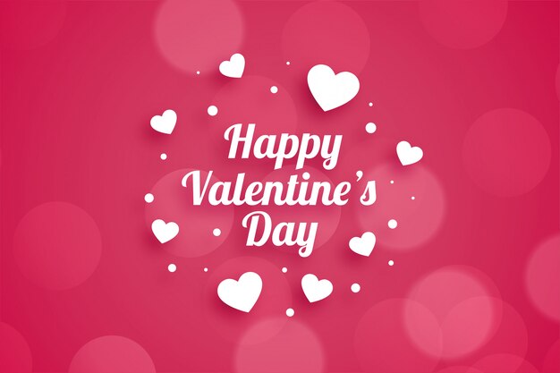 Vector gratuito atractiva tarjeta de felicitación feliz del día de san valentín