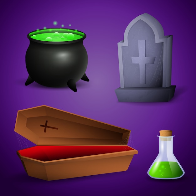 Atributos de celebración de Halloween