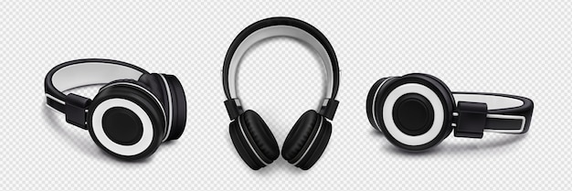 Vector gratuito auriculares para escuchar música sonido estéreo audio