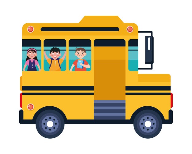autobús de estudiantes para la escuela