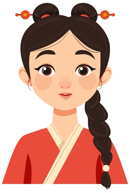 Avatar de la chica tradicional china