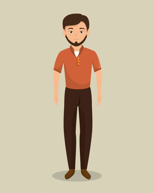 avatar de personaje de empresario aislado