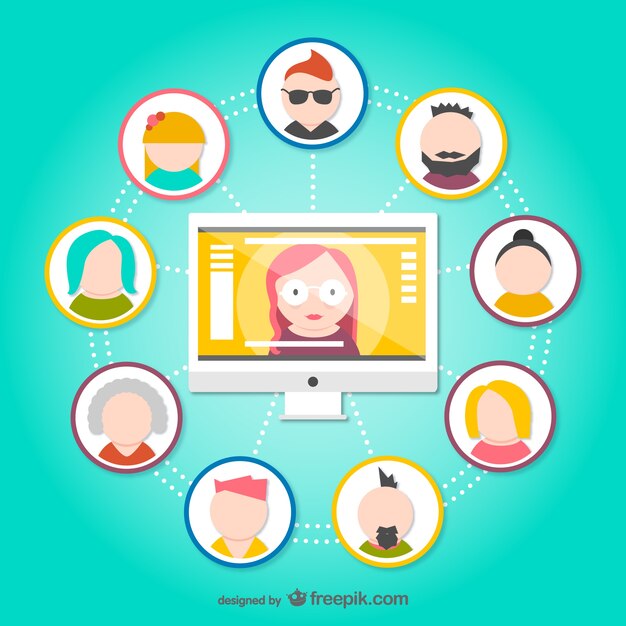 Avatares de redes sociales