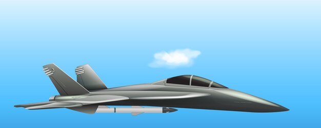 Aviones militares en cielo azul