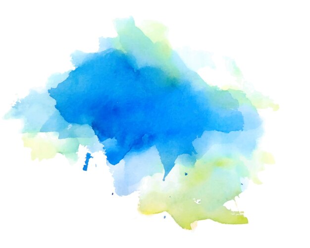 azul y verde manchas de color húmedo diseño de fondo abstracto