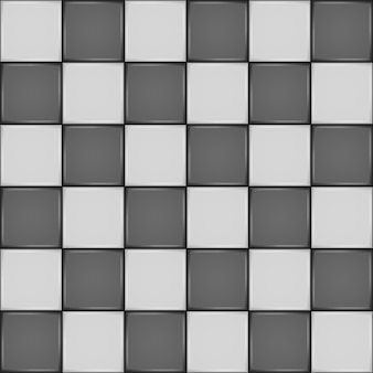 Azulejo blanco de la pared y el piso en el fondo del baño | Vector Gratis