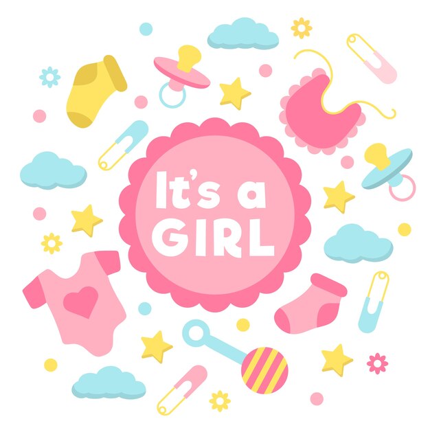 Baby girl shower diseño de eventos