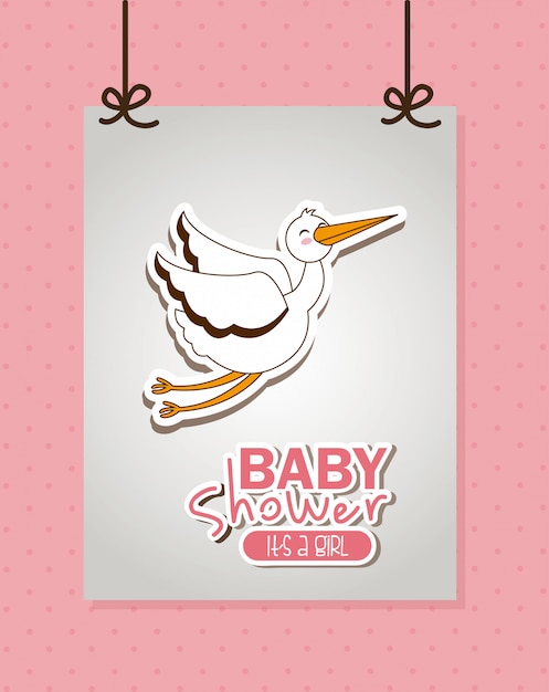 baby shower elemento simple