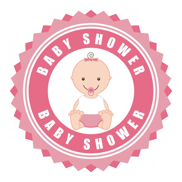baby shower elemento simple