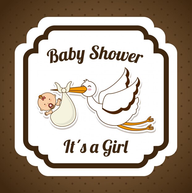 baby shower elemento simple