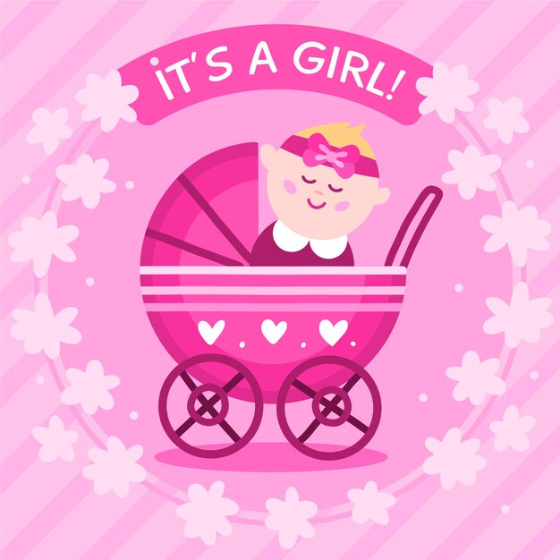 Baby shower estilo para niña