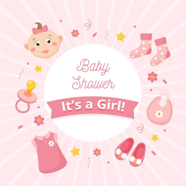 Baby shower revelar para niña