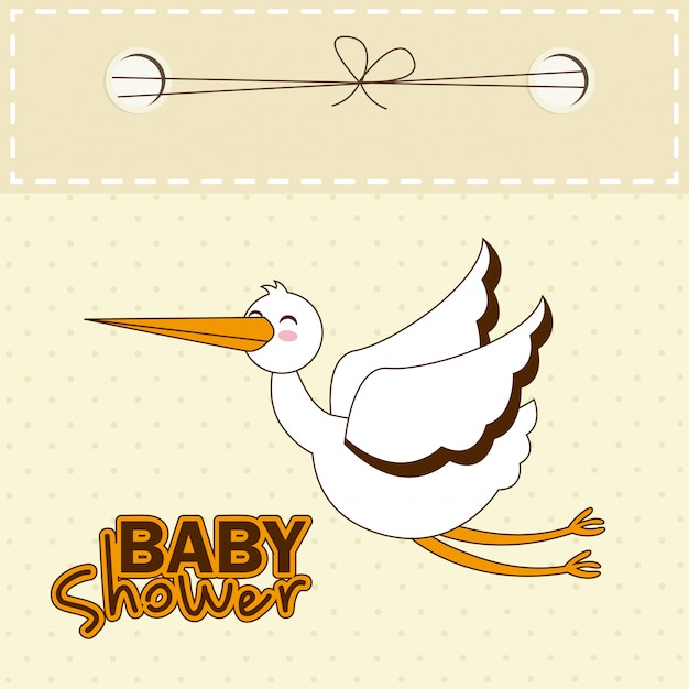 Vector gratuito baby shower