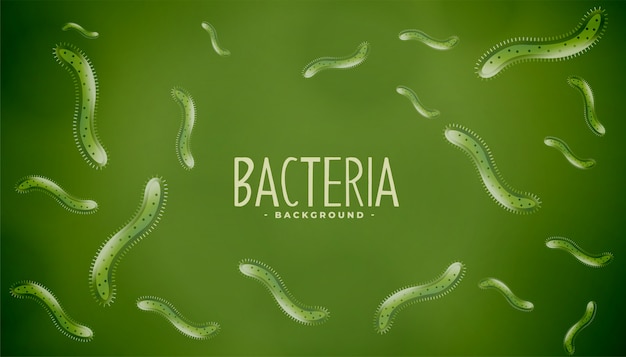 Vector gratuito bacterias flotantes o antecedentes de infección por virus