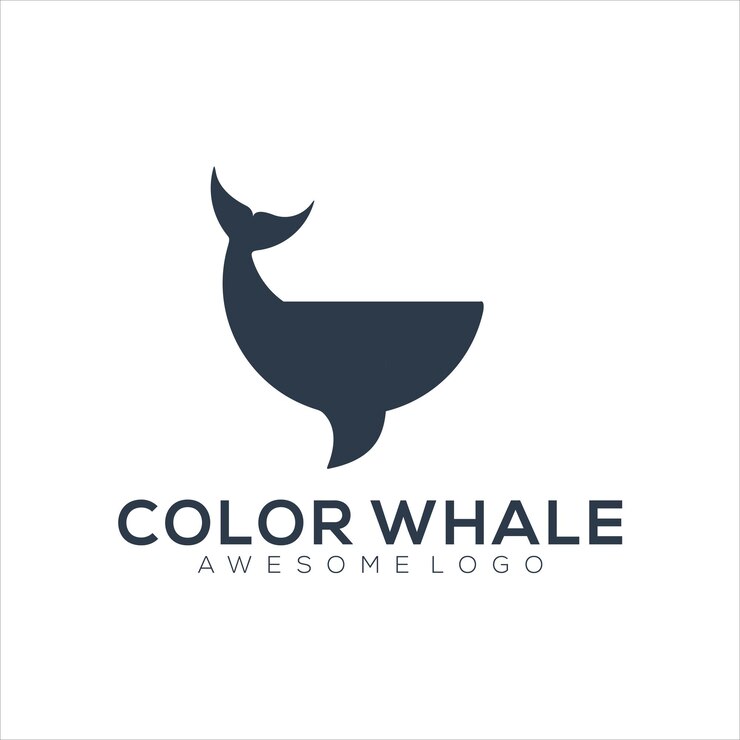 Vector gratuito ballena, icono, silueta, ilustración