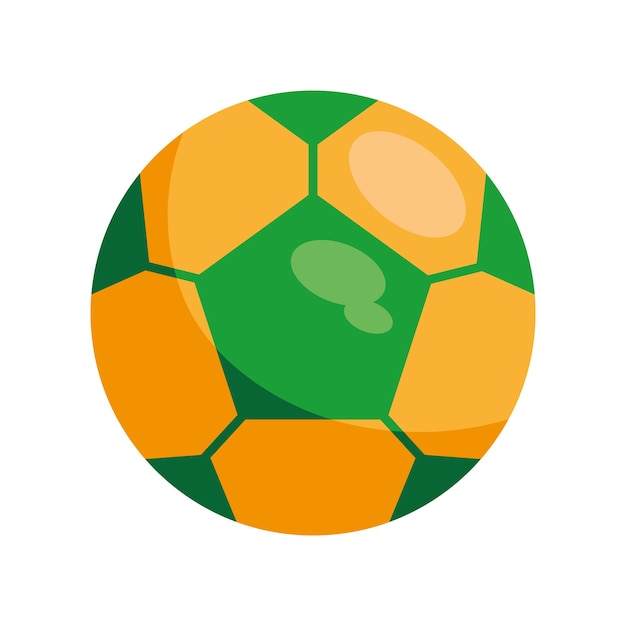 Vector gratuito balón de fútbol de brasil