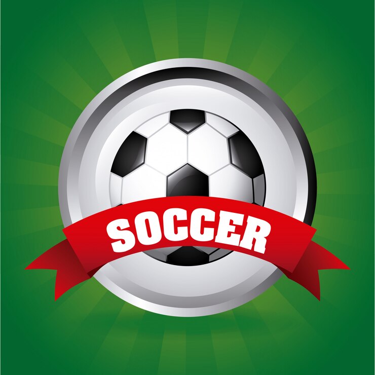 Vector gratuito balón de fútbol con cinta