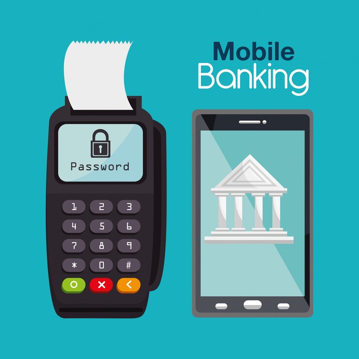 Vector gratuito la banca móvil