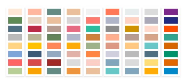 bandeja de paleta de colores abstractos en el conjunto para el fondo de la aplicación