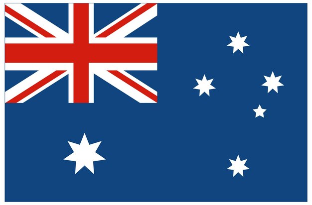 bandera, de, australia, vector